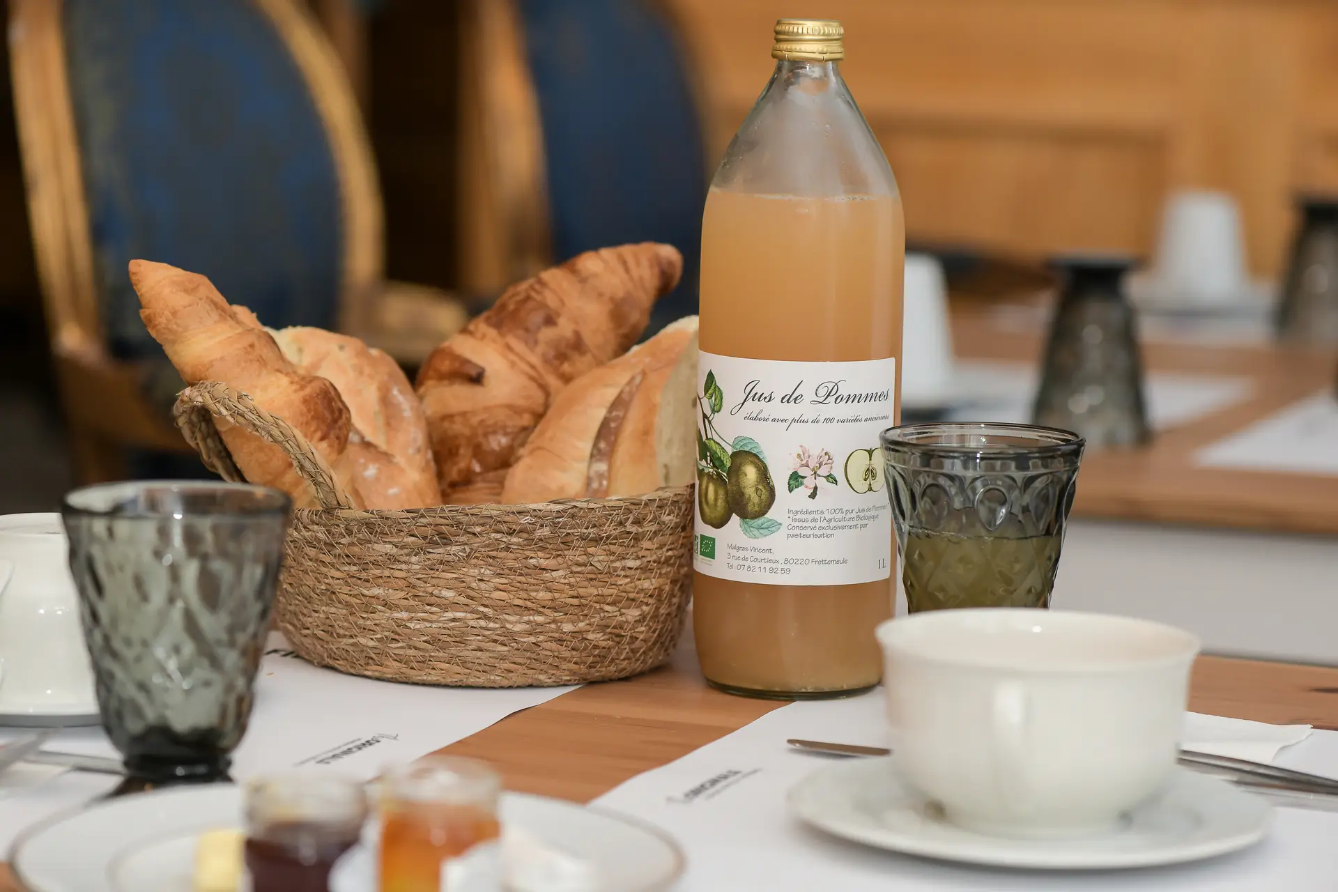 Petit déjeuner de l'Hôtel Aultia